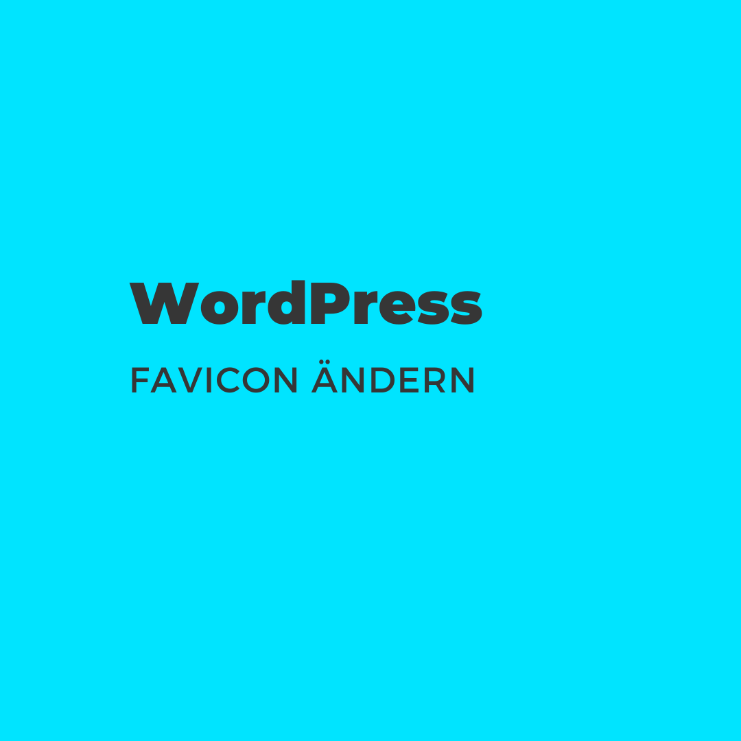 WordPress Favicon ändern Header